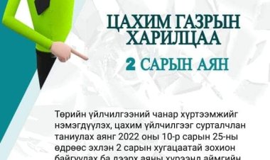 Газрын харилцаа 2 сарын аян