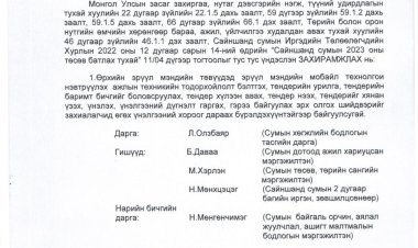 2023.01.25 А/23 ДУГААР ЗАХИРАМЖ