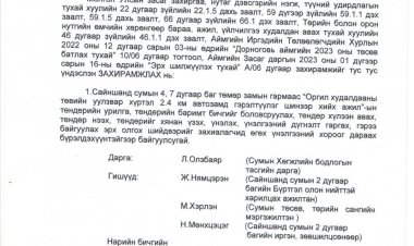 2023.01.31 А/31 ДҮГЭЭР ЗАХИРАМЖ