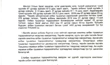 А/05 ДУГААР ТУШААЛ