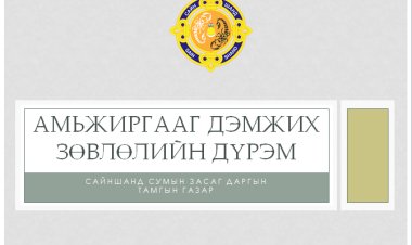 АМЬЖИРГААГ ДЭМЖИХ ЗӨВЛӨЛИЙН ДҮРЭМ