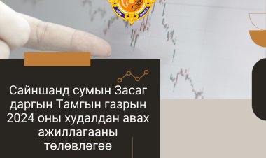 САЙНШАНД СУМЫН ЗАСАГ ДАРГЫН ТАМГЫН ГАЗРЫН 2024 ОНЫ ХУДАЛДАН АВАХ АЖИЛЛАГААНЫ ТӨЛӨВЛӨГӨӨ