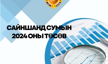 САЙНШАНД СУМЫН 2024 ОНЫ ТӨСӨВ
