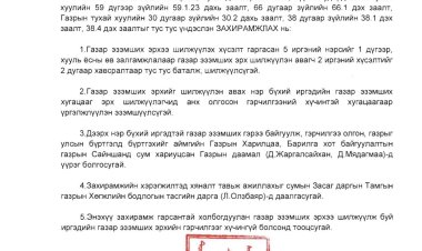 САЙНШАНД СУМЫН ЗАСАГ ДАРГЫН ЗАХИРАМЖ /2023 ОНЫ 08 САР/